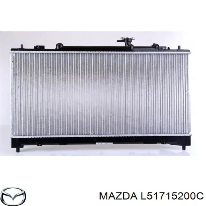 Do koszyka L51715200C Mazda Chłodnica silnika
