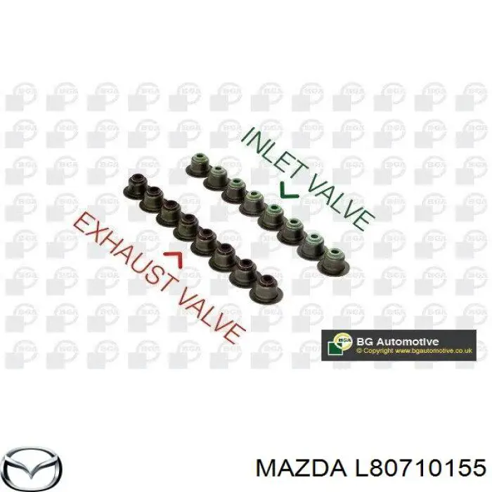 L80710155 Mazda Uszczelniacz zaworu dolotowego