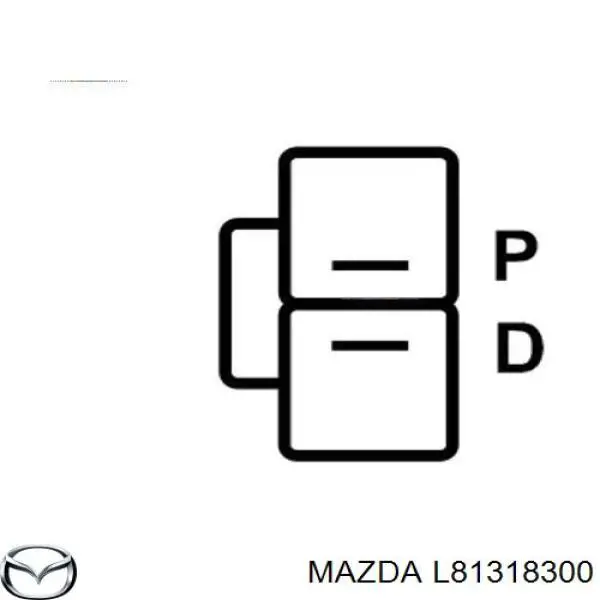 Alternator Mazda L81318300 cena, od  