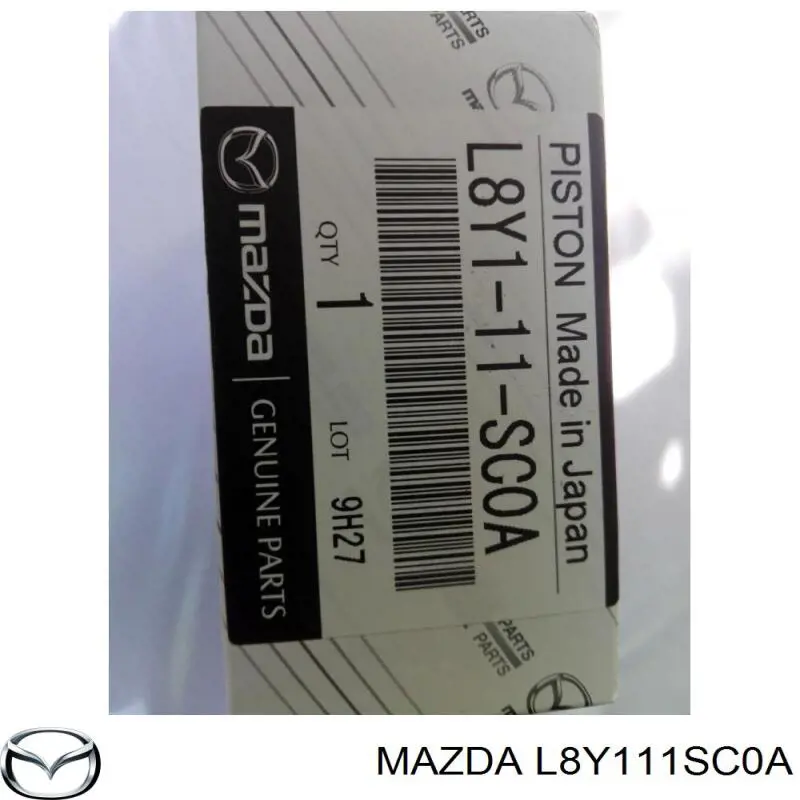 Do koszyka L8Y111SC0A Mazda Zestaw pierścieni tłokowych do silnika, STD