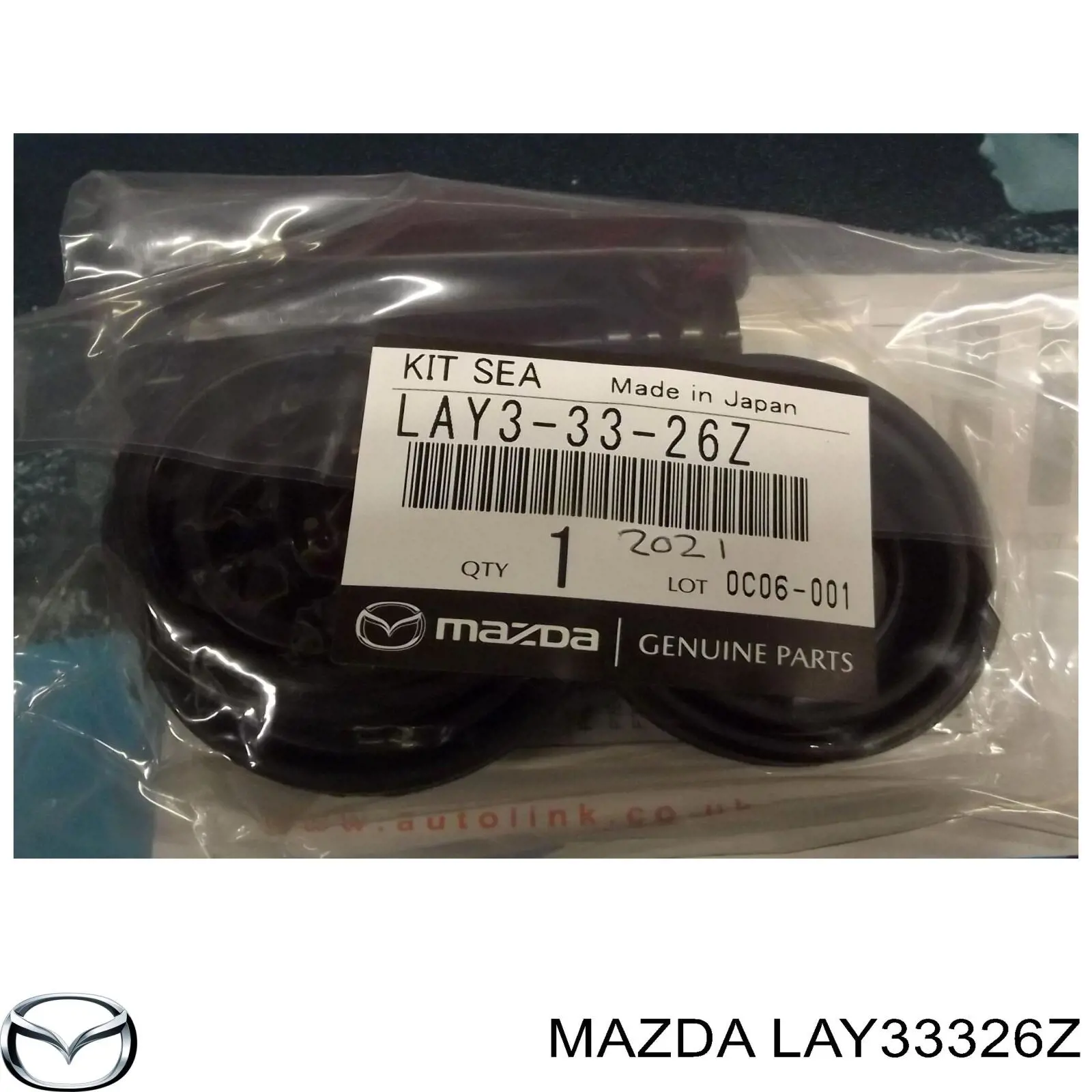 Zestaw naprawczy zacisku hamulcowego przedniego Mazda LAY33326Z cena, od 16,64 USD