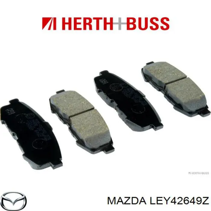 Okładziny (klocki) do hamulców tarczowych tylne Mazda LEY42649Z cena, od  