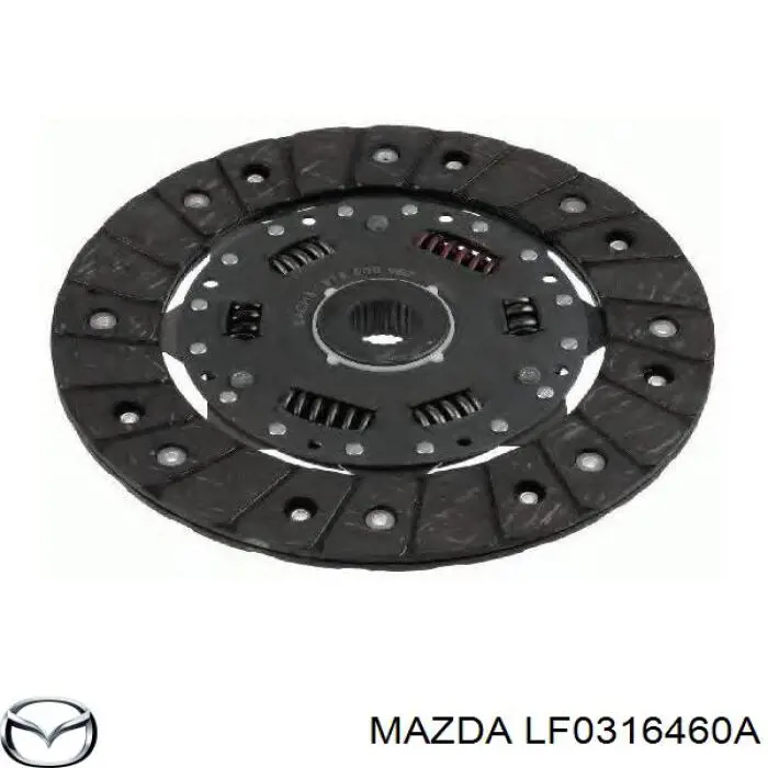 LF0316460A Mazda Tarcza sprzęgła
