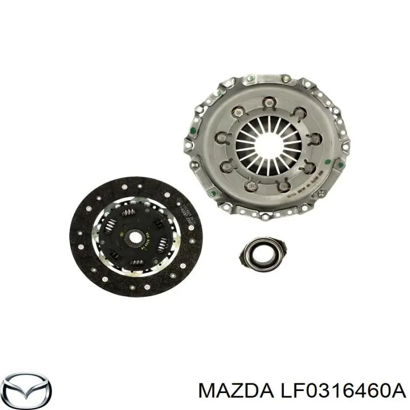 Tarcza sprzęgła Mazda LF0316460A cena, od 81,45 USD