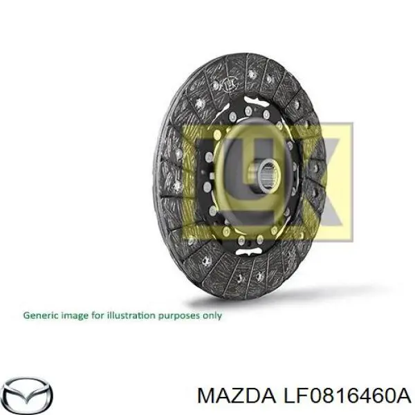 Do koszyka LF0816460A Mazda Tarcza sprzęgła