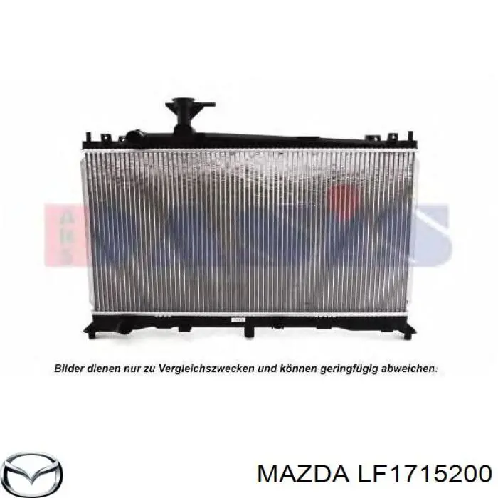 Do koszyka LF1715200 Mazda Chłodnica silnika