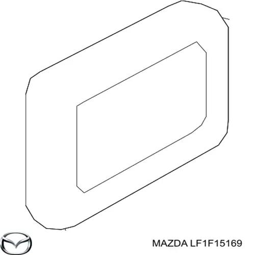 LF1F15169 Mazda Uszczelka kołnierza (trójnika) układu chłodzenia