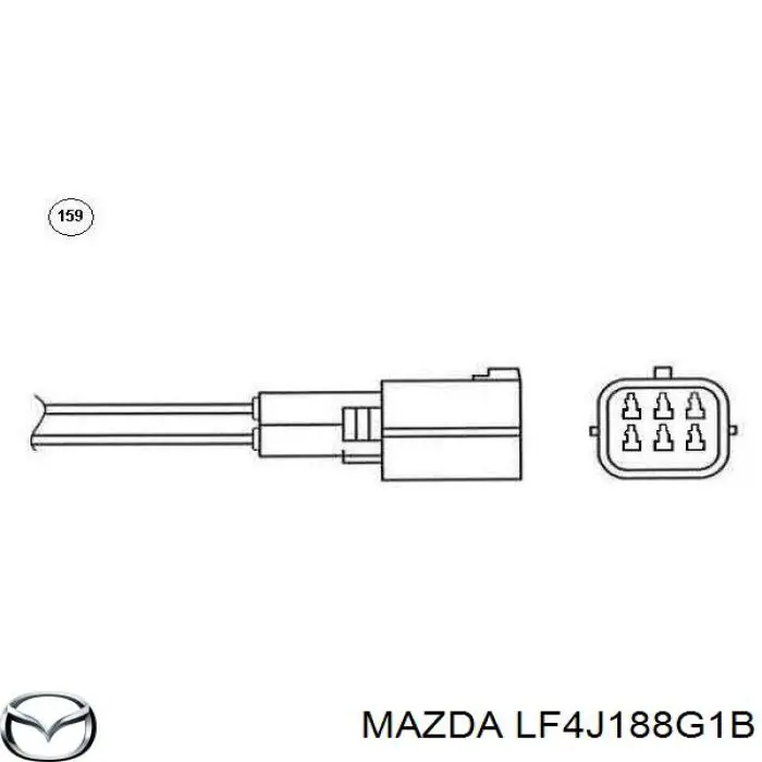 Sonda lambda czujnik tlenu przed katalizatorem Mazda LF4J188G1B cena, od 90,62 USD
