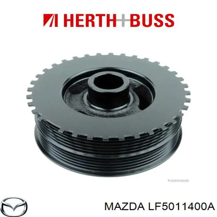 Koło pasowe wału korbowego Mazda LF5011400A cena, od 73,32 USD