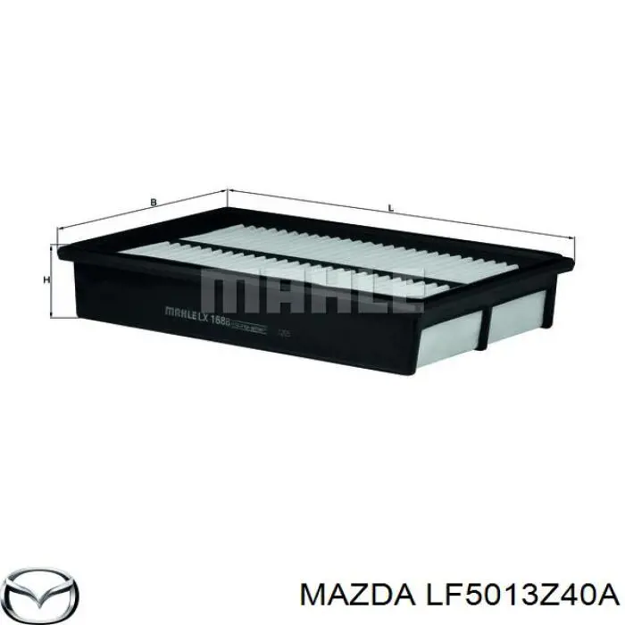 Filtr powietrza LF5013Z40A Mazda
