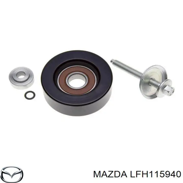 Rolka prowadząca, kierunkowa paska napędowego Mazda LFH115940 cena, od 25,53 USD