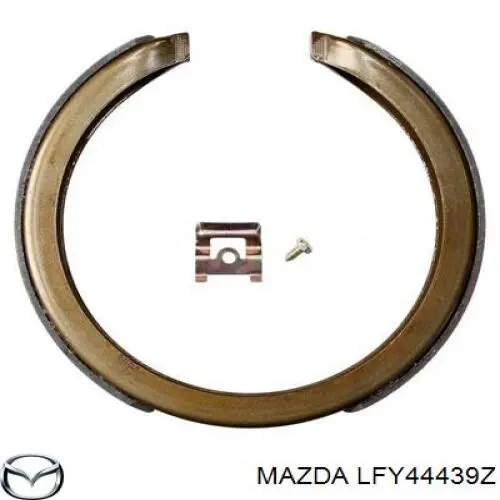 Klocki hamulca ręcznego Mazda LFY44439Z cena, od 33,08 USD
