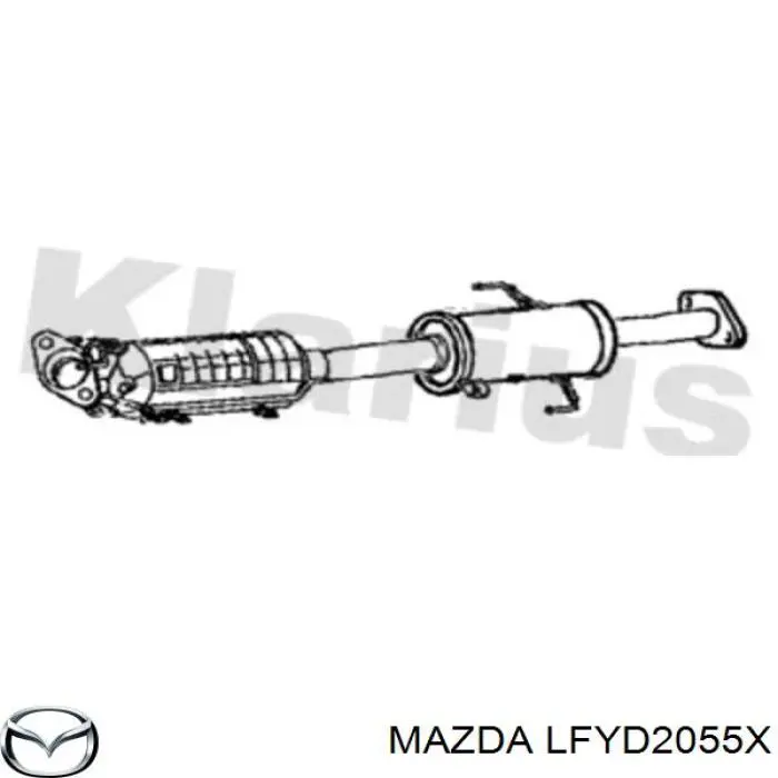 Konwerter-katalizator do Mazda 6  GH