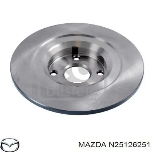 Tarcza hamulcowa tylna Mazda N25126251 cena, od 47,48 USD