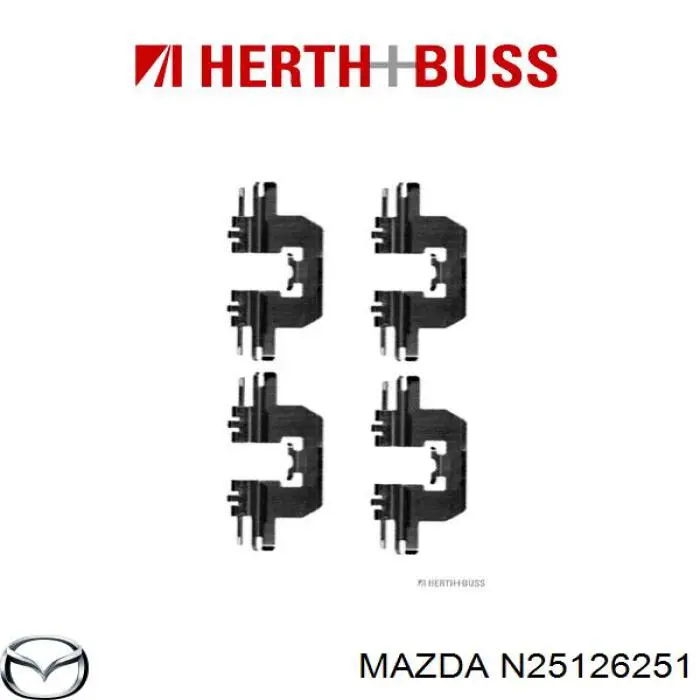 N25126251 Mazda Tarcza hamulcowa tylna