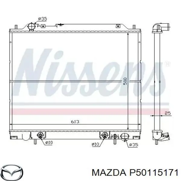 Termostat Mazda P50115171 cena, od 18,47 USD
