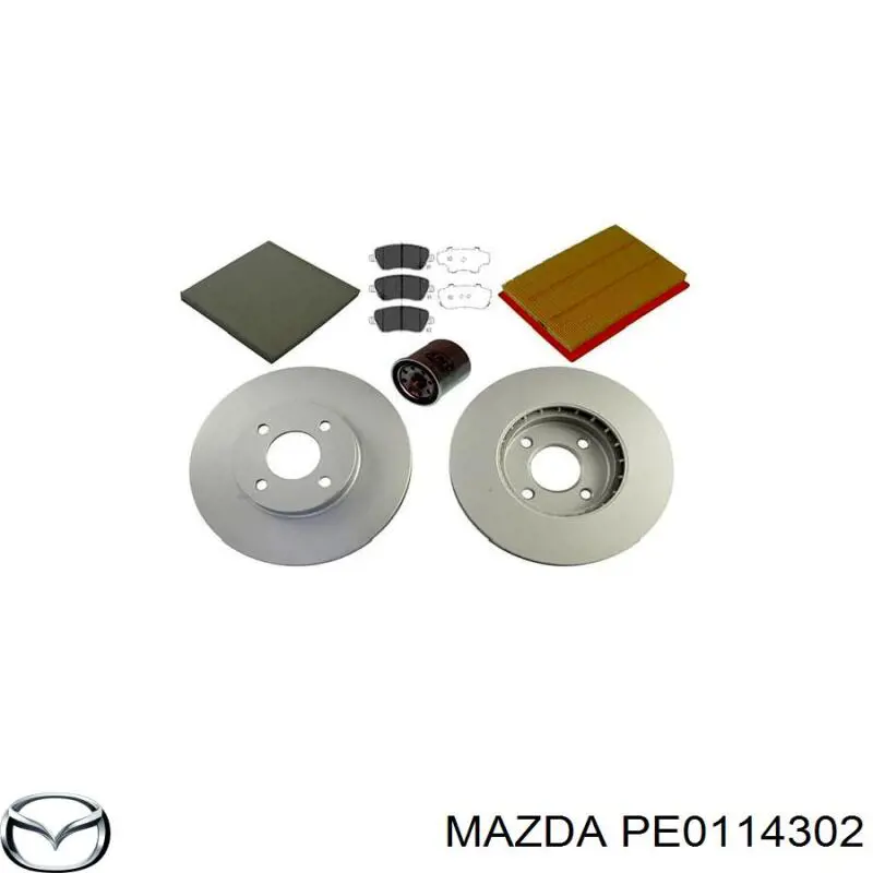 Filtr oleju PE0114302 Mazda