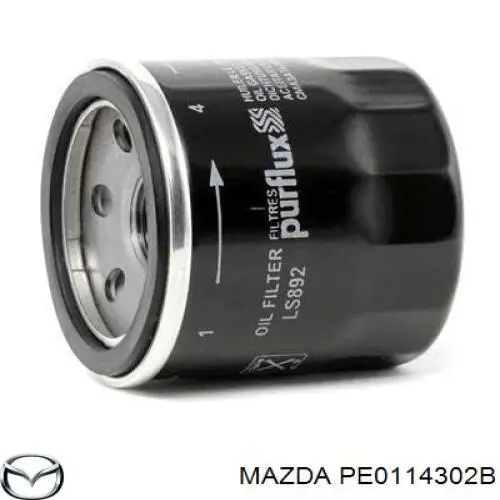 PE0114302B Mazda Filtr oleju