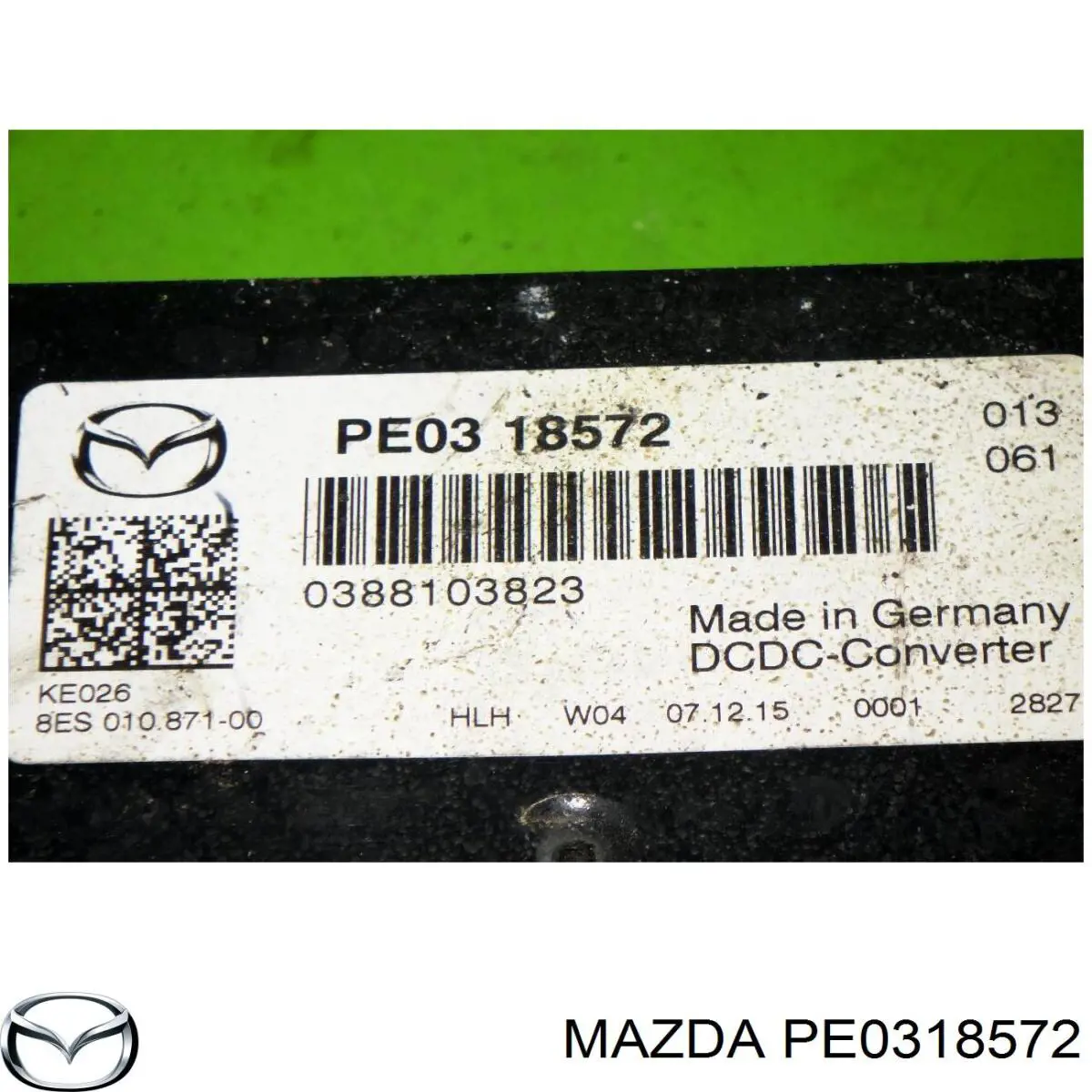 PE0318572 Mazda Sterownik instalacji elektrycznej wnętrza