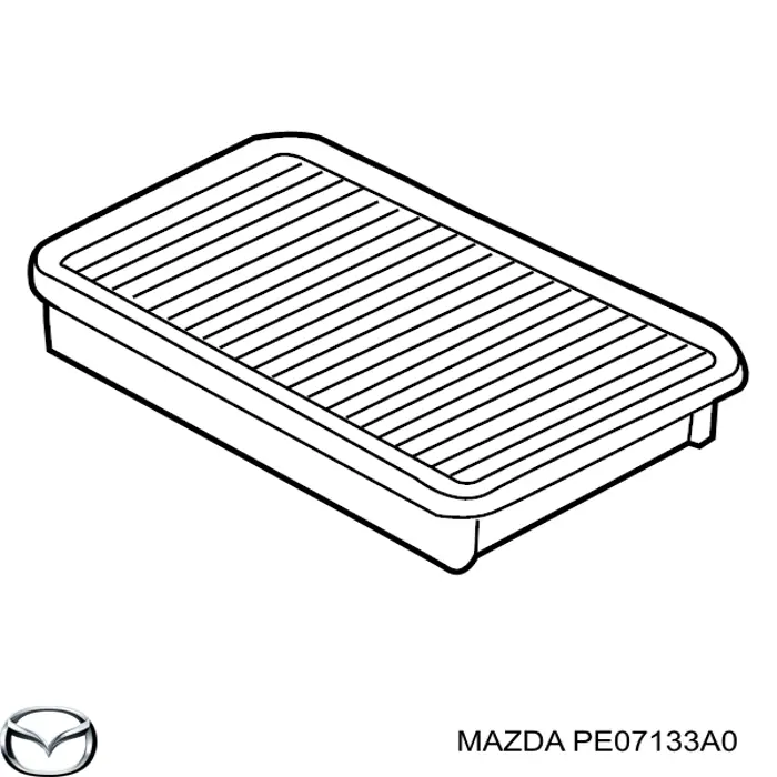 Filtr powietrza Mazda PE07133A0 cena, od 9,13 USD