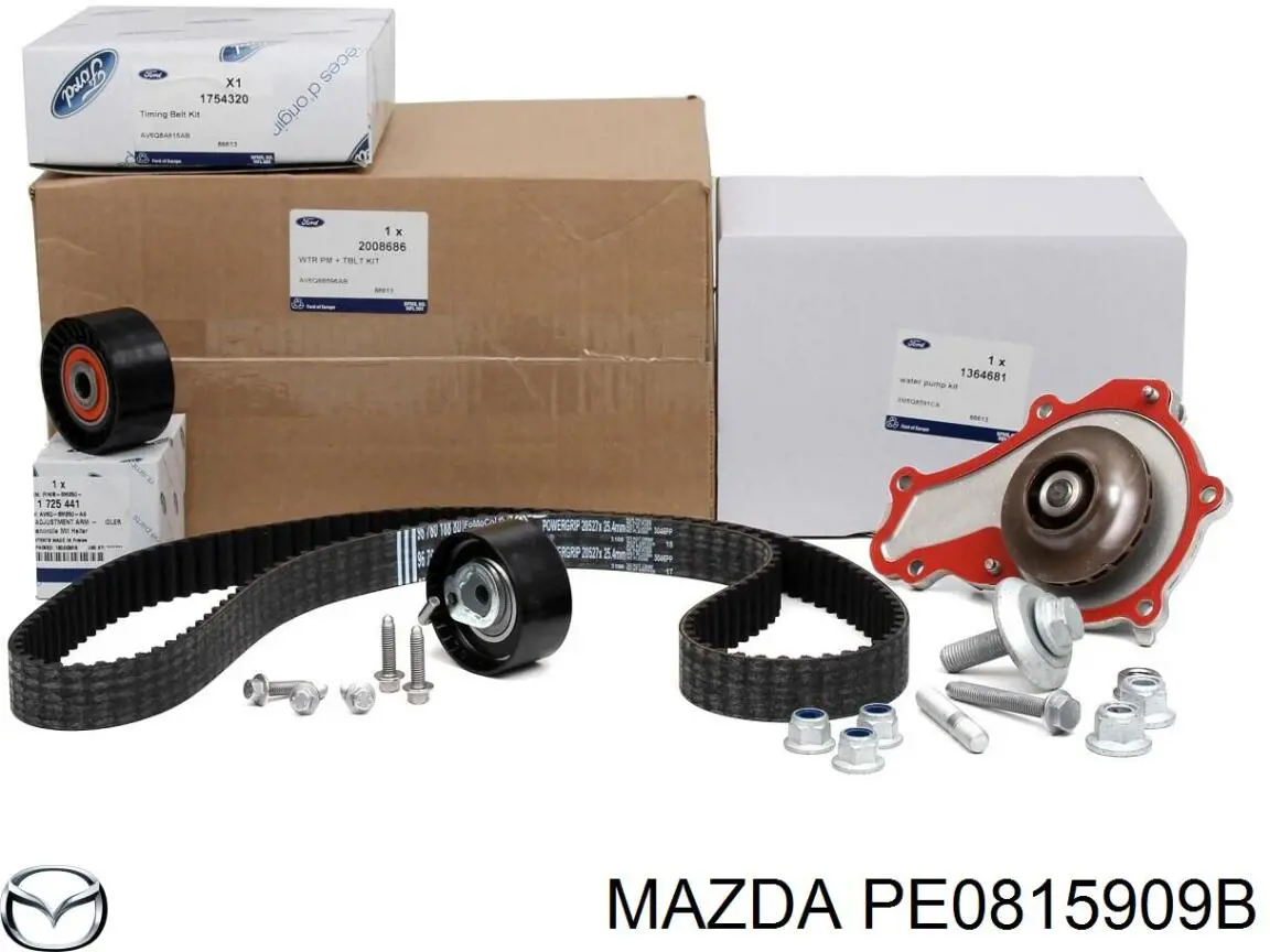 Do koszyka PE0815909B Mazda Pas napędowy mechanizmów
