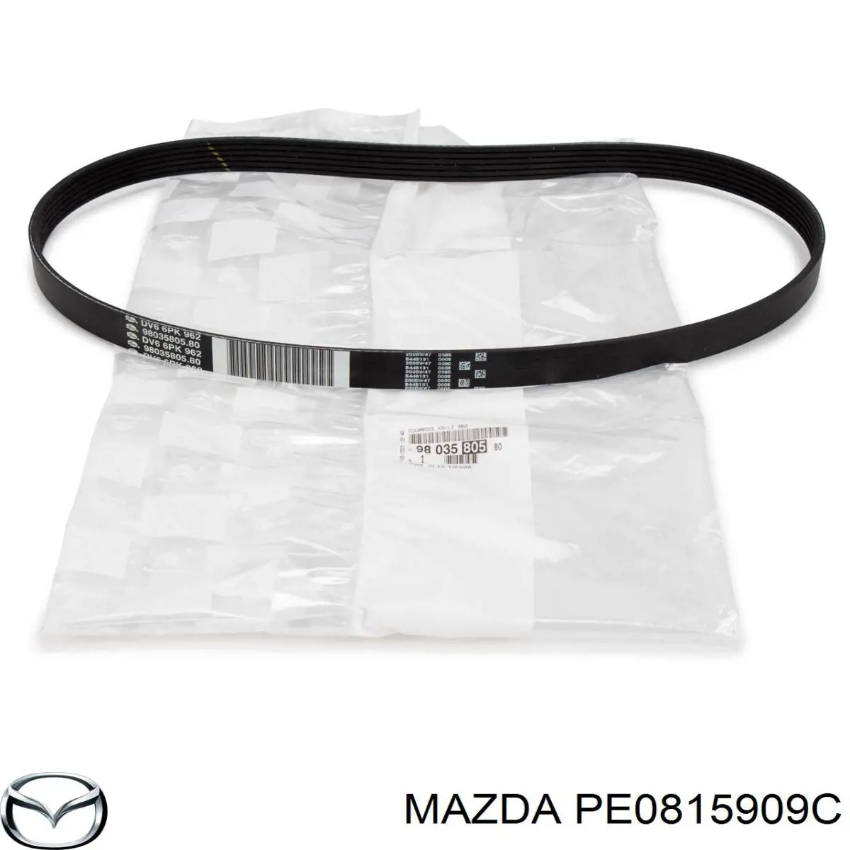 Pas napędowy mechanizmów Mazda PE0815909C cena, od 13,05 USD