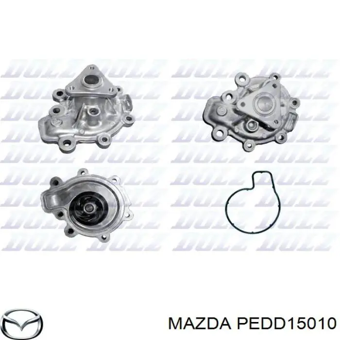 PEDD15010 Mazda Pompa chłodząca wodna