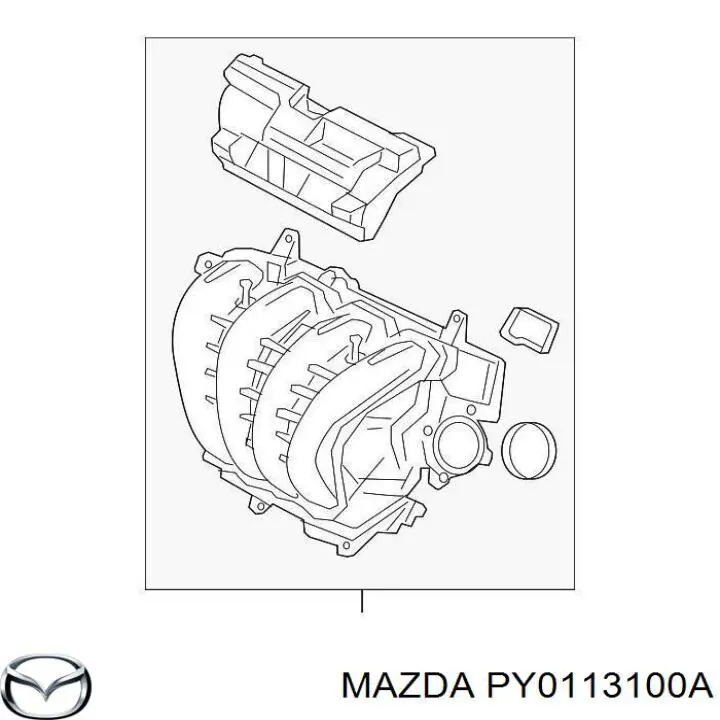 PY0113100A Mazda Kolektor ssący