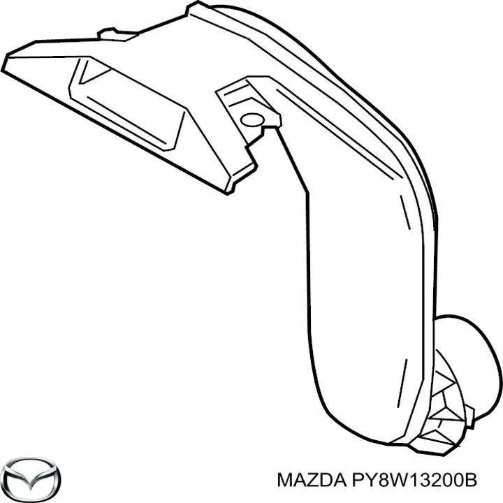 Króciec powietrza, wlot filtra powietrznego Mazda CX-9 (TC)