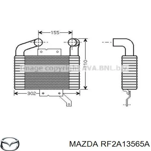 Chłodnica intercoolera do Mazda 626 V GF