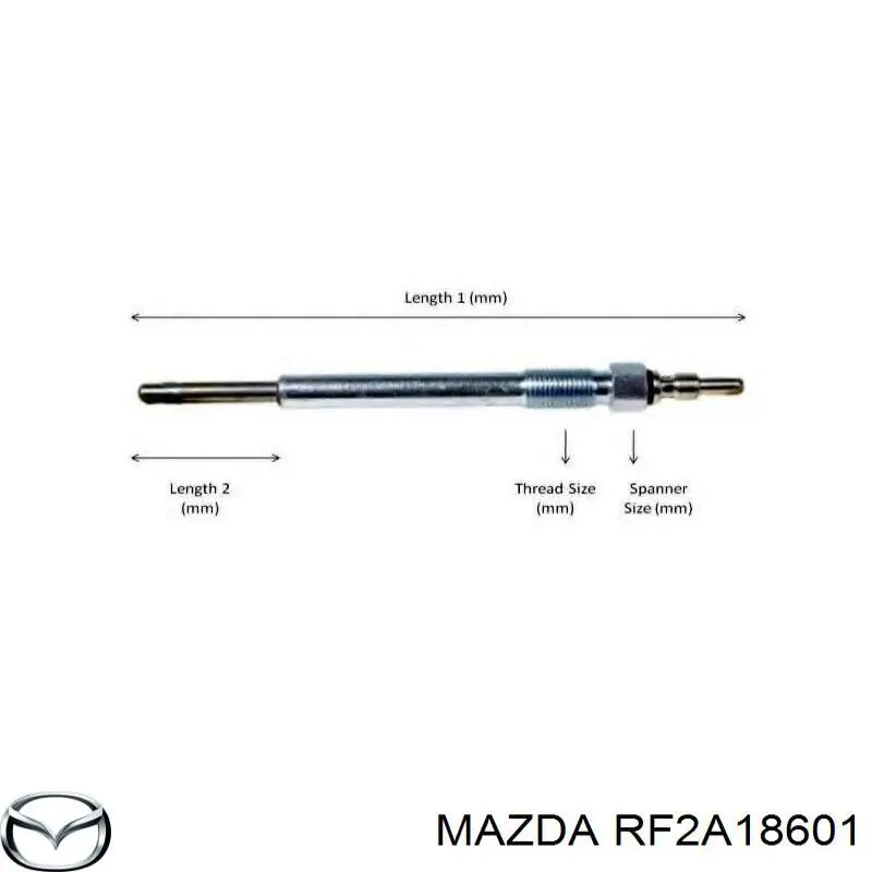 Świeca żarowa Mazda RF2A18601