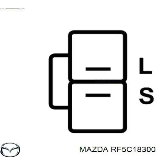 RF5C18300 Mazda Alternator