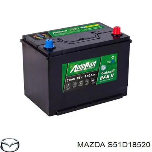S51D18520 Mazda Bateria (akumulator)
