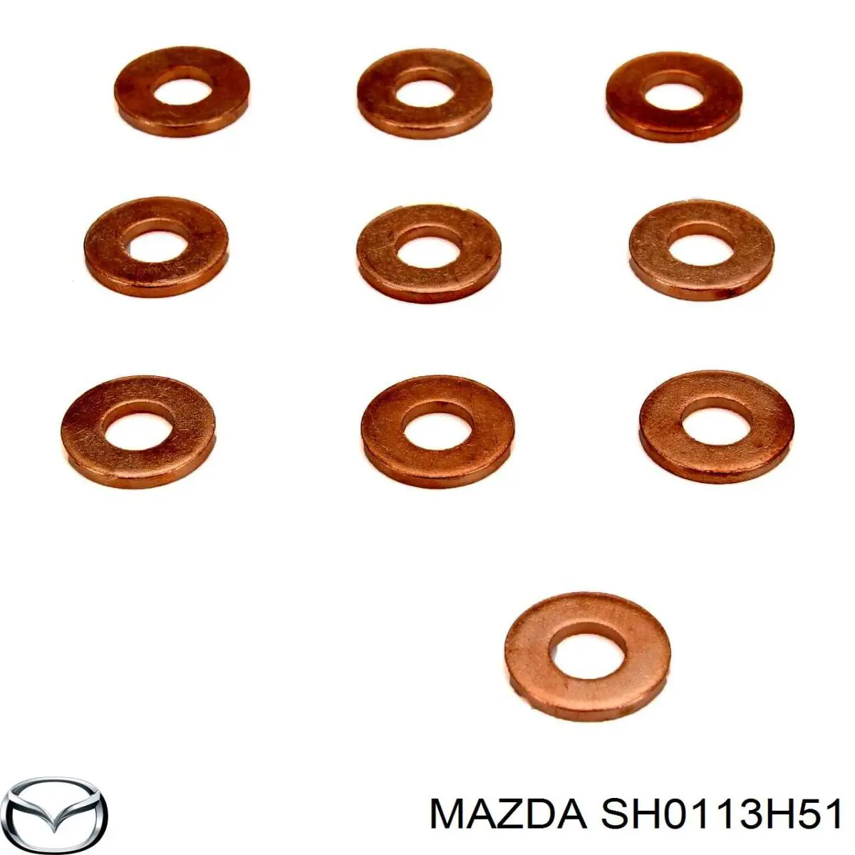 Pierścień uszczelniający wtryskiwacza Mazda SH0113H51 cena, od 1,93 USD