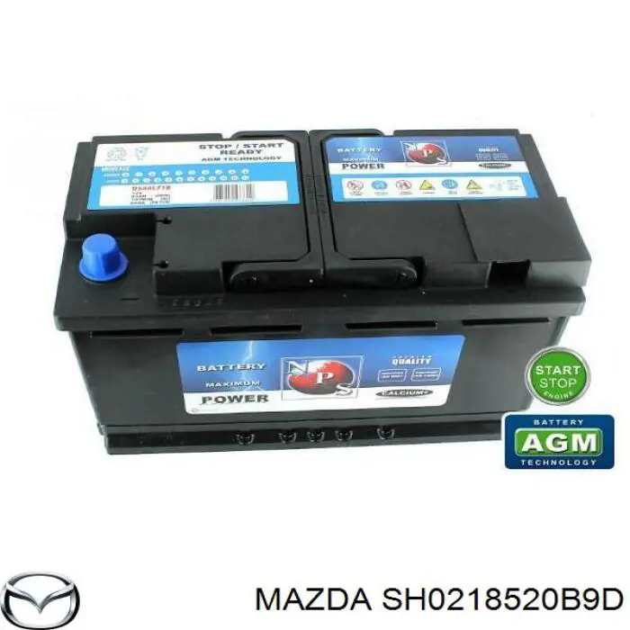 SH0218520B9D Mazda Bateria (akumulator)