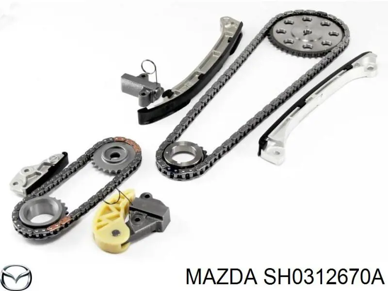 SH0312670A Mazda Tłumik drgań łańcucha rozrządu, prawy
