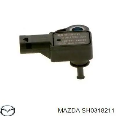 Czujnik przepływu powietrza, przepływomierz powietrza M.A.F. Mazda SH0318211 cena, od 54,64 USD