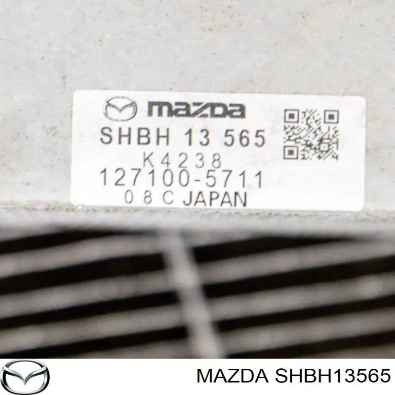 Do koszyka SHBH13565 Mazda Chłodnica intercoolera