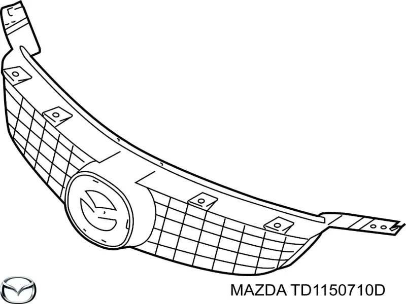 Do koszyka Atrapa chłodnicy Mazda CX-9  TB