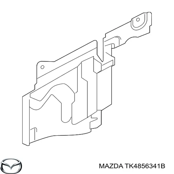 TK4856341B Mazda Osłona silnika prawa