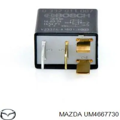 Przekaźnik wentylatora Mazda UM4667730 cena, od 12,25 USD