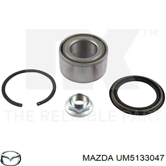Łożysko piasty przedniej UM5133047 Mazda