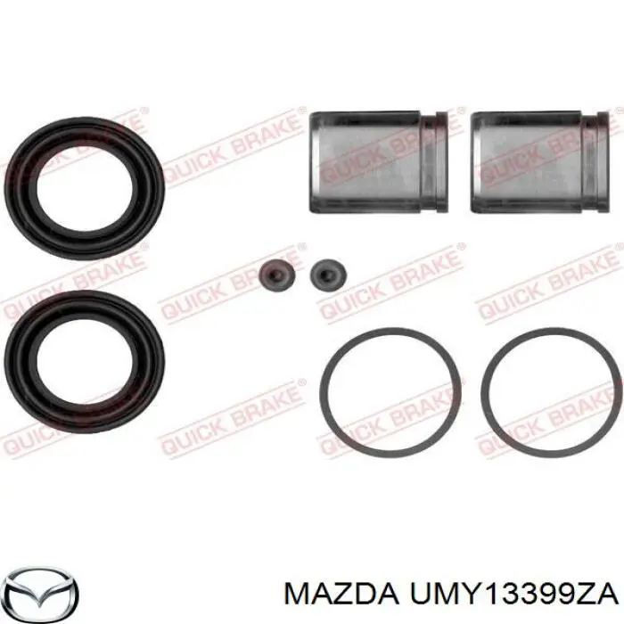 Zacisk hamulcowy przedni lewy Mazda UMY13399ZA cena, od 55,60 USD
