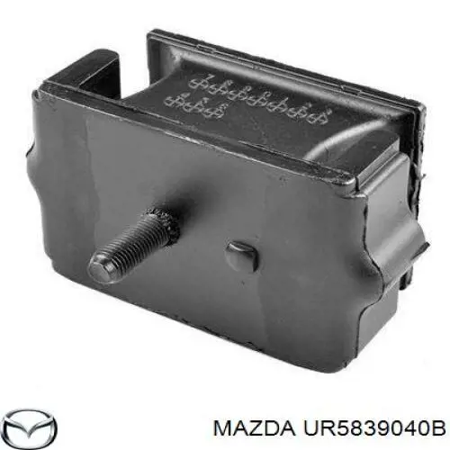 Do koszyka UR5839040B Mazda Poduszka (podpora) silnika przednia
