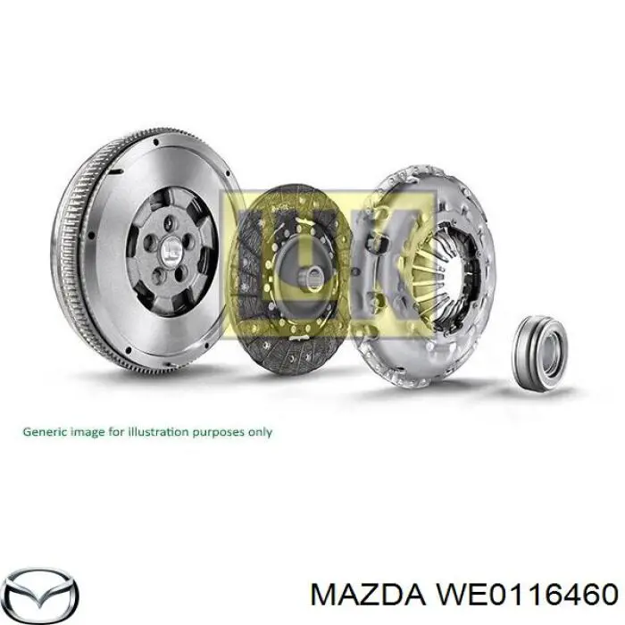 Tarcza sprzęgła WE0116460 Mazda