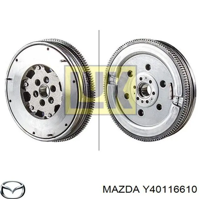 Koło zamachowe silnika Mazda Y40116610 cena, od 75,21 USD