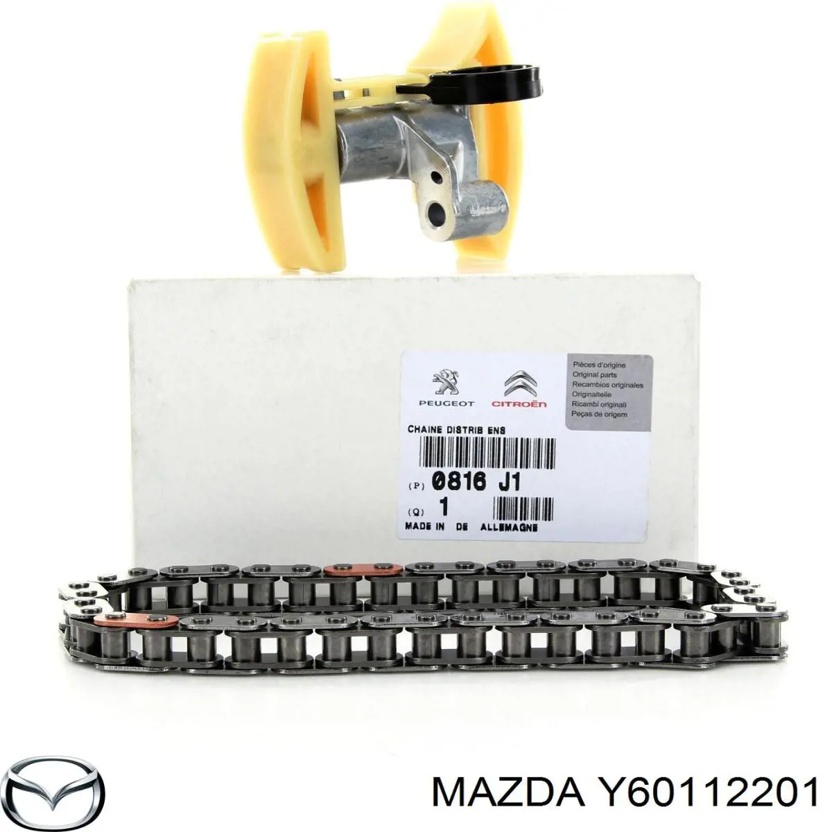 Do koszyka Y60112201 Mazda Łańcuch rozrządu górny