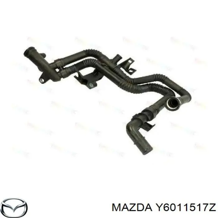 Do koszyka Y6011517Z Mazda Przewód (króciec) pompy wodnej odbiorczy