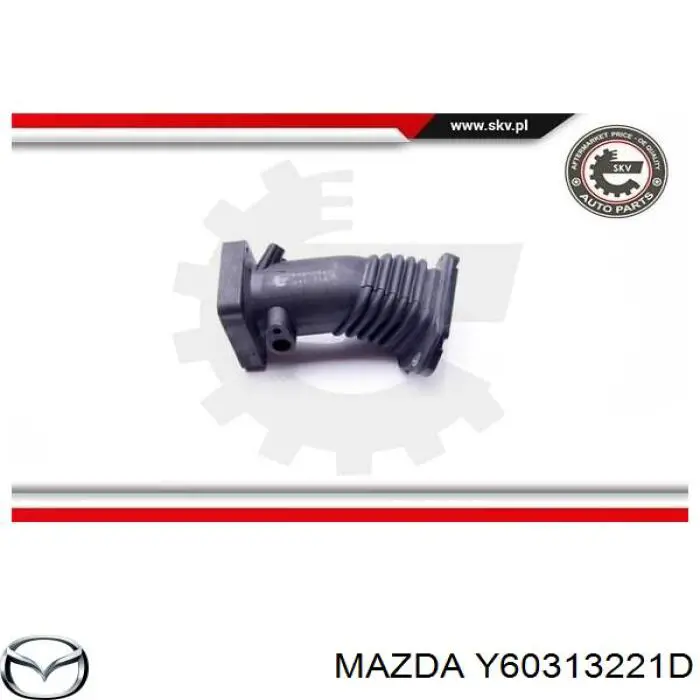 Króciec powietrza, przepustnicy Mazda Y60313221D cena, od 16,45 USD