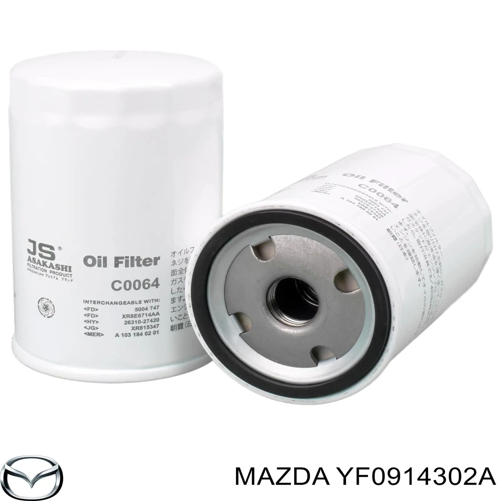 Filtr oleju YF0914302A Mazda